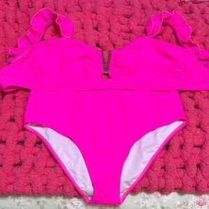 Emma and Grace Neon Pink Bikini